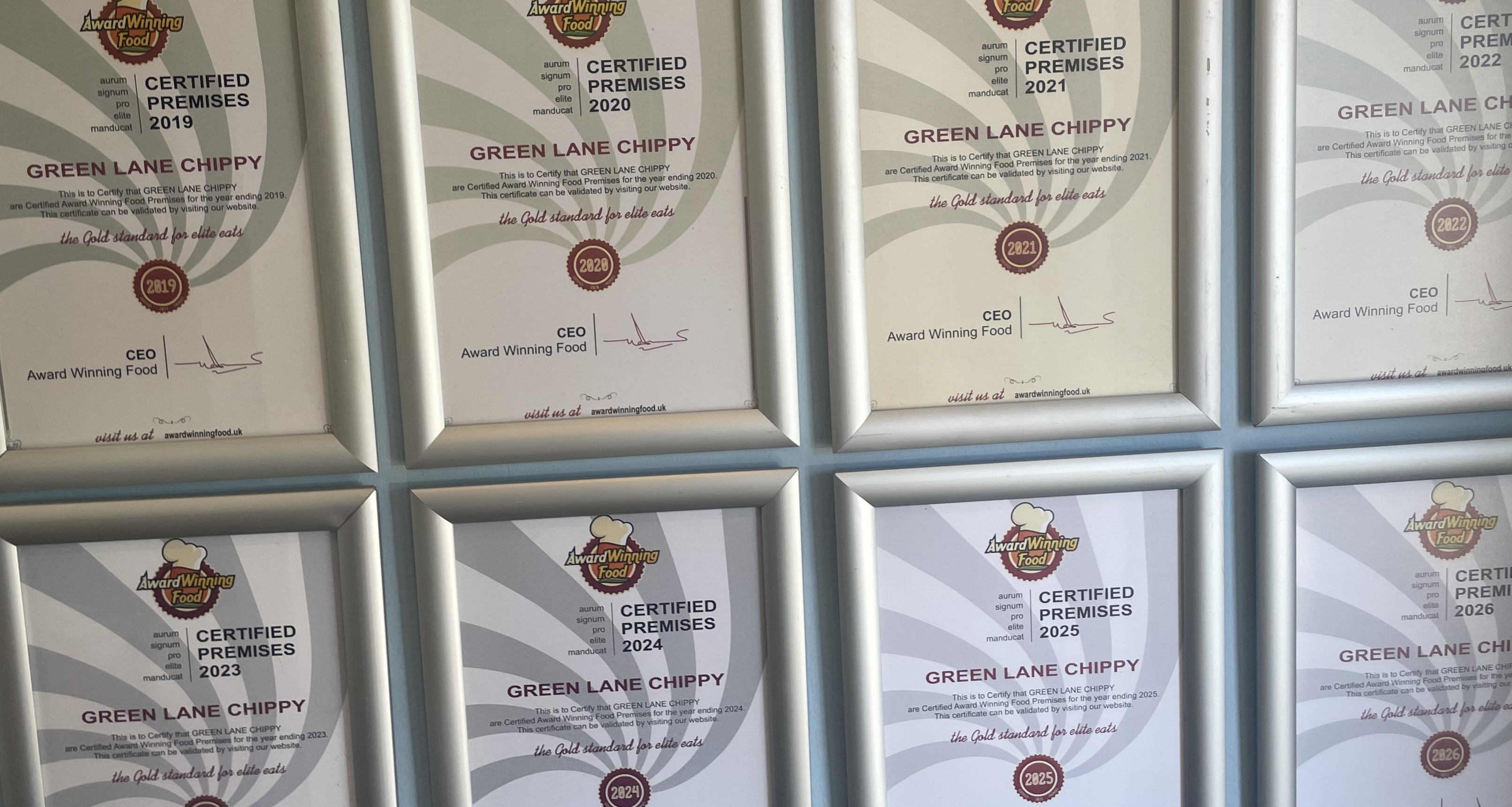 Green Lane Chippy - Award winning food