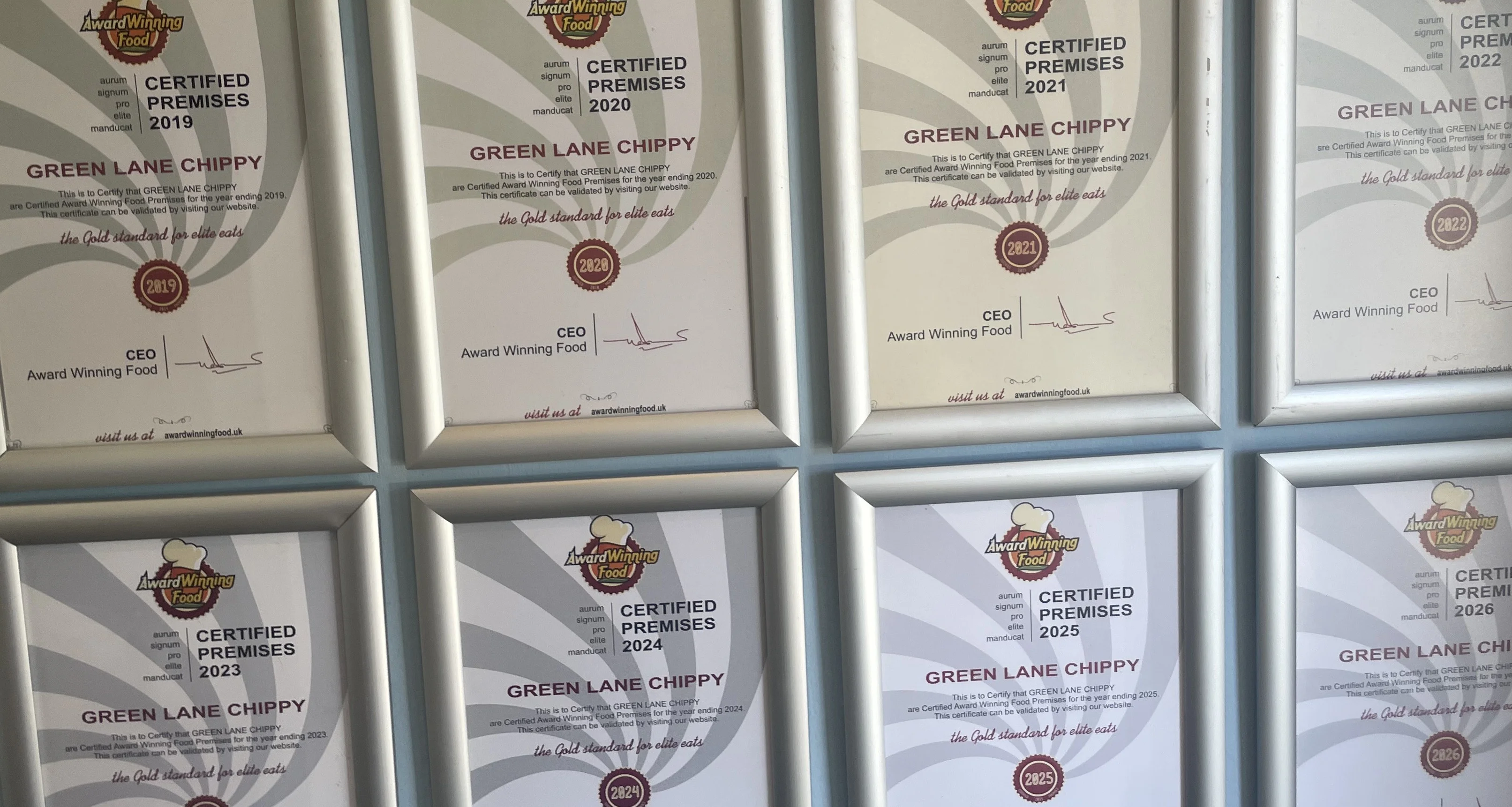 Green Lane Chippy - Award winning food