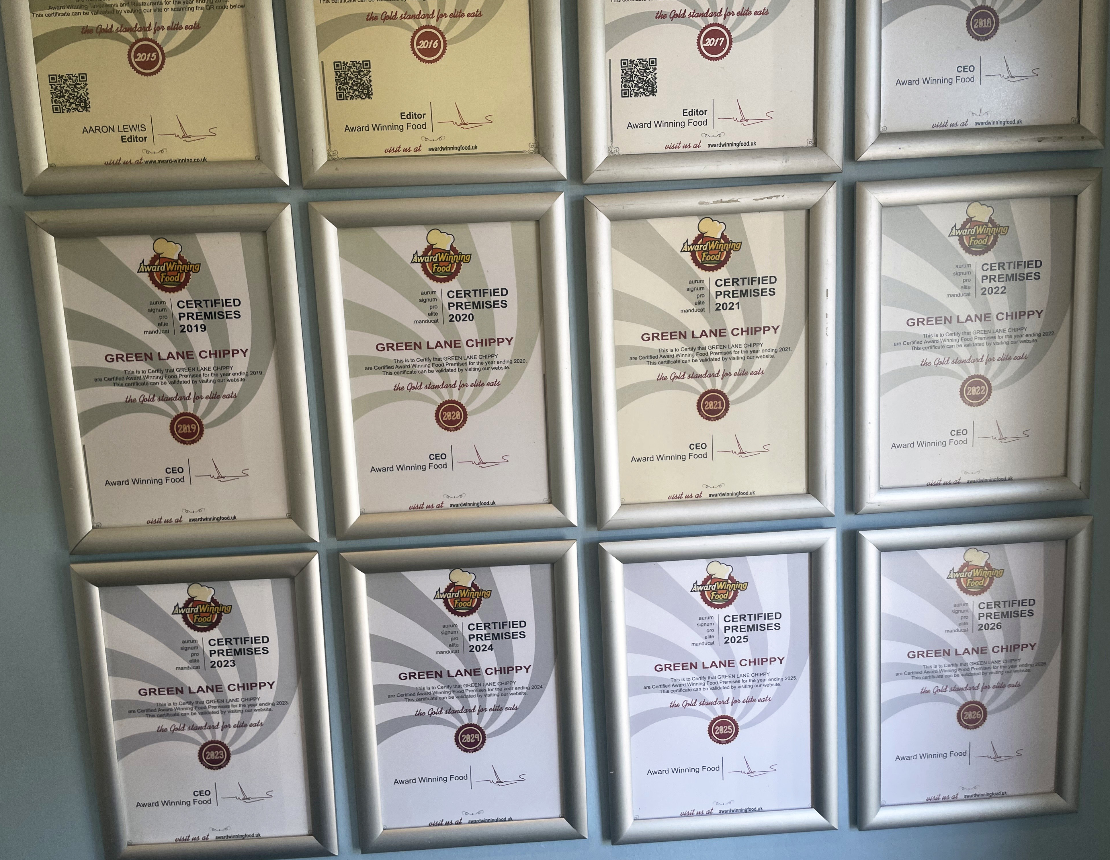 Green Lane Chippy - Certified good food